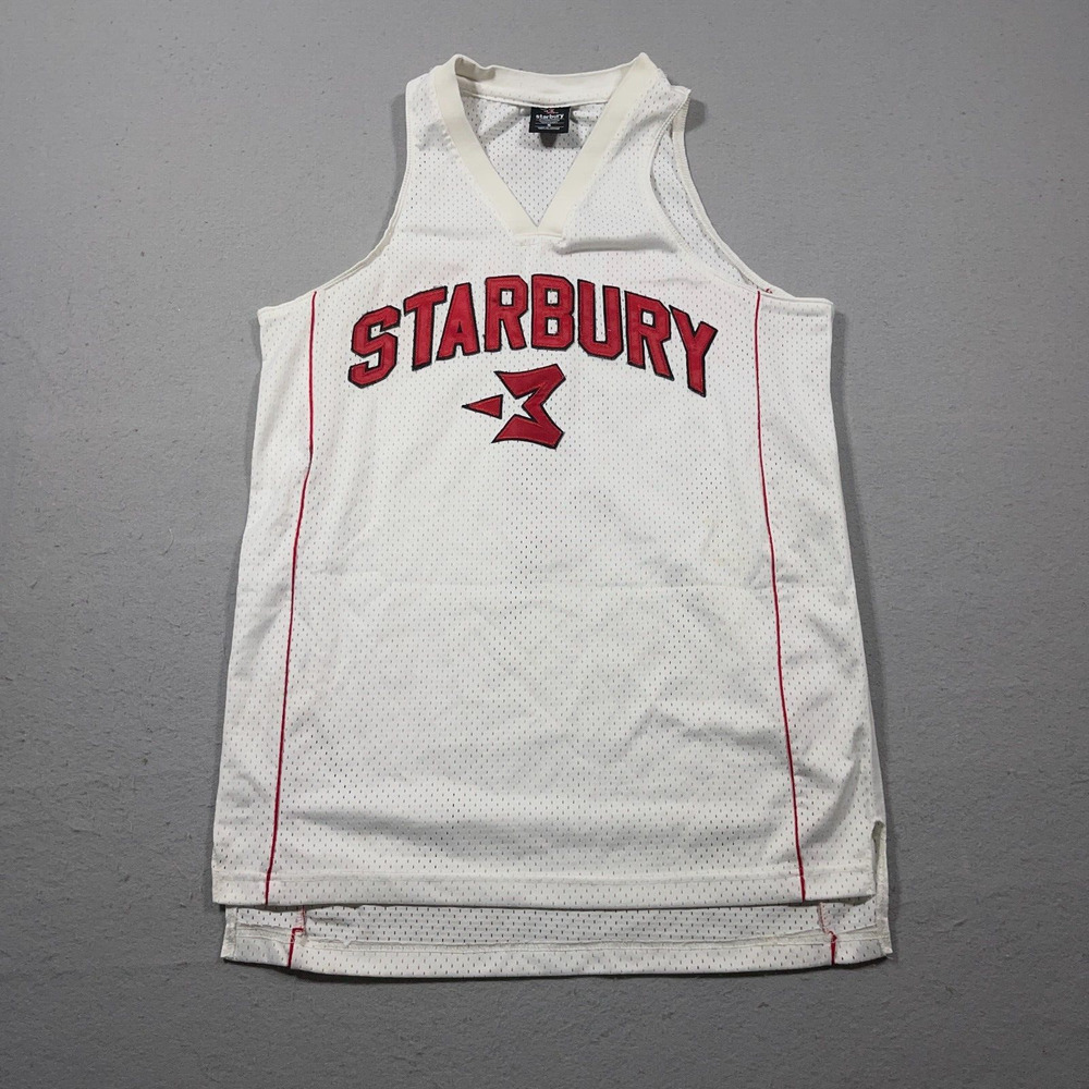 Starbury Basketball Jersey‎ Size Small White Ben Wallace #3 Embroidered